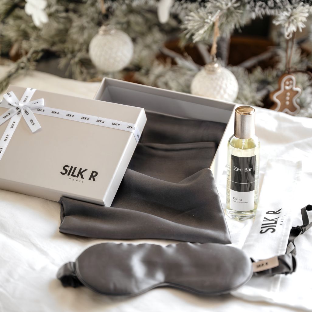 Coffret Bien-Être Soyeux – Duo Taies + Masque + Brume Zen Bar