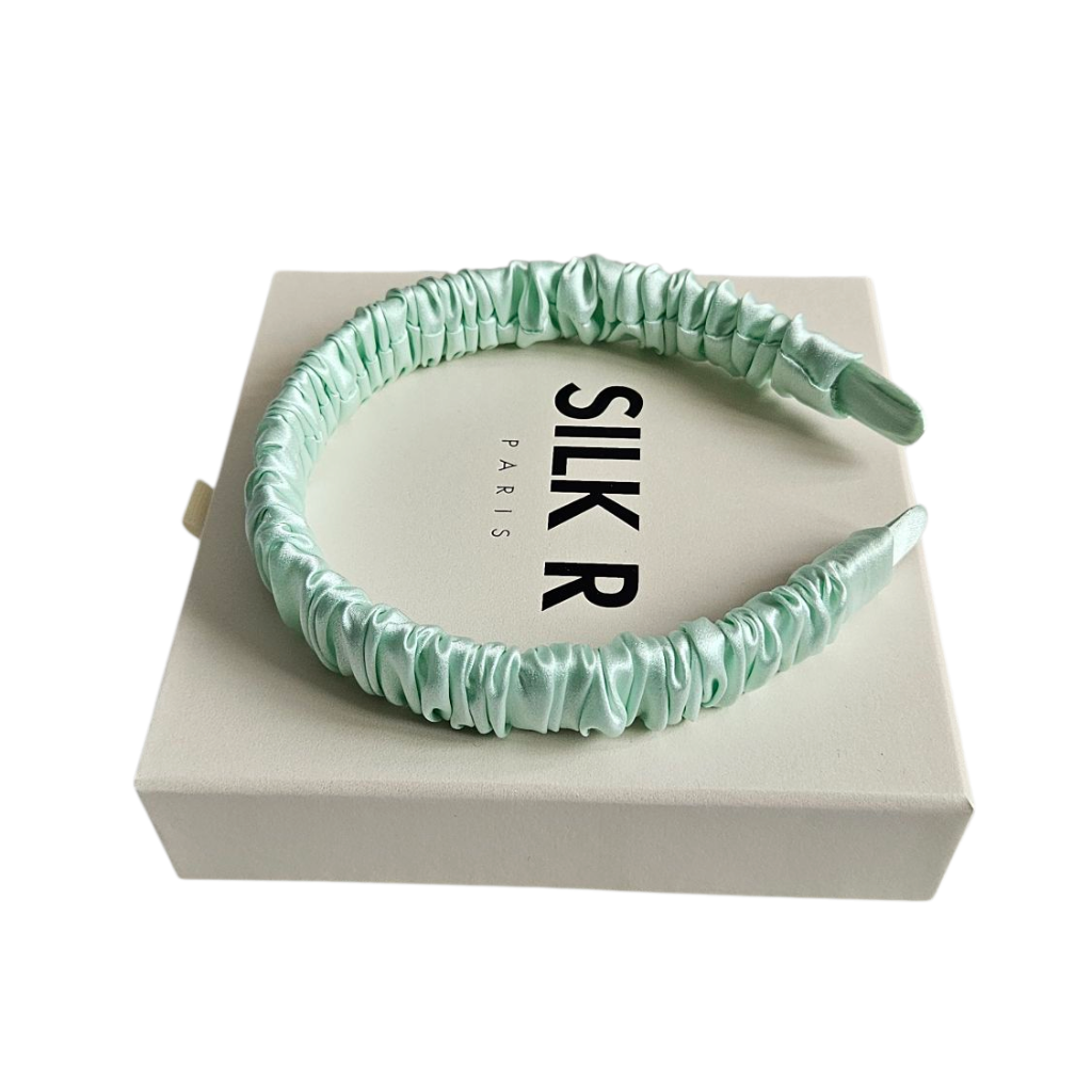 Serre-tête en soie – Taille médium – SILK R