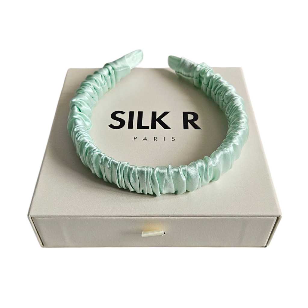 Serre-tête en soie – Taille médium – SILK R
