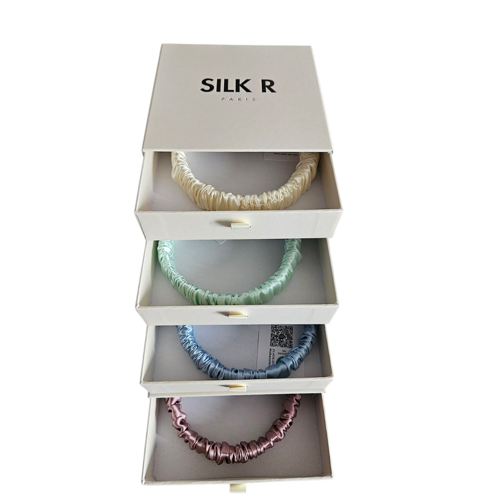Serre-tête en soie – Taille médium – SILK R
