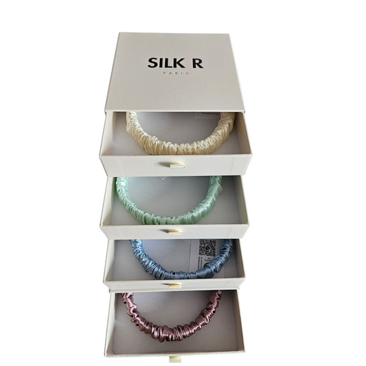 Serre-tête en soie – Taille médium – SILK R