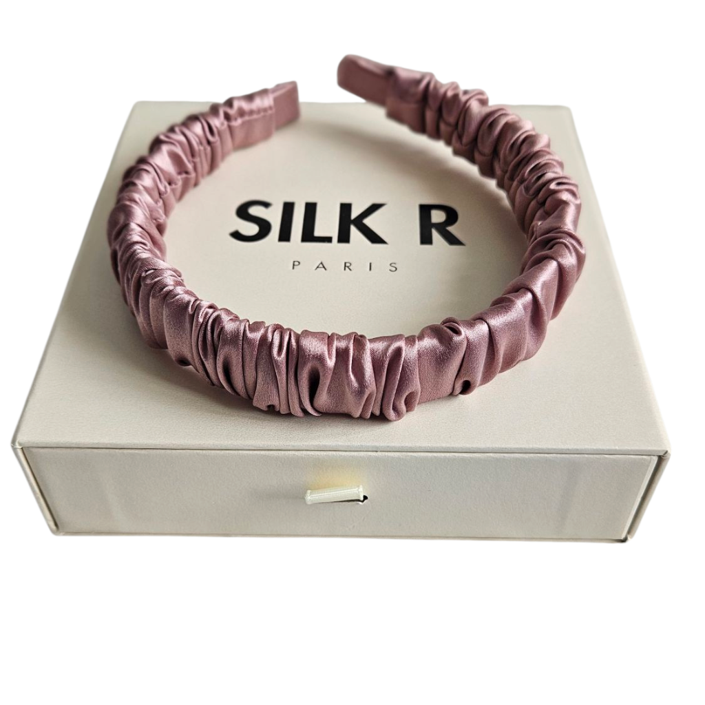 Serre-tête en soie – Taille médium – SILK R