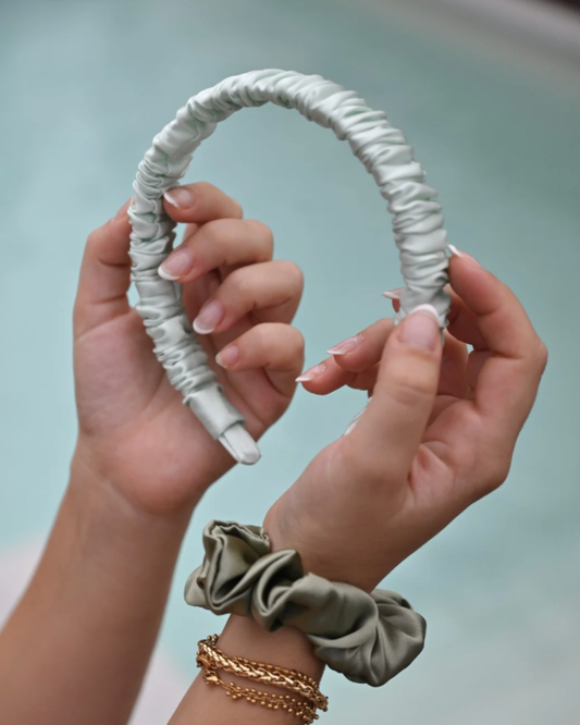 Serre-tête en soie – Taille médium – SILK R